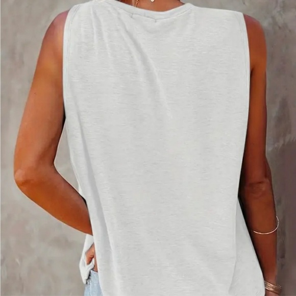 Brand New NWOT Sunshine and Tacos Rainbow Tank Top - Picture 3 of 4